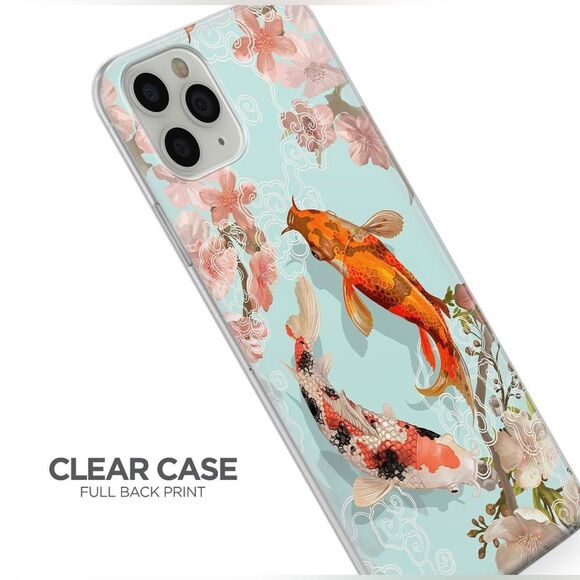 Koi Fish Japanese Art Phone Case fit for iPhone XR - Picture 6 of 7